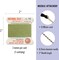 Griffin Silk Bead Cord Perlseide – Size 12 (0.98mm) – 2 Meters per Card – Stainless Steel Needle Attached – for Knotting Pearls, Gemstones, Crystals and Beads
